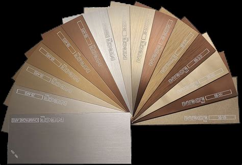 bronze dark brown anodizing codes nece anodizzazione