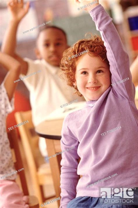 Group of children in classroom, Stock Photo, Picture And Royalty Free ...