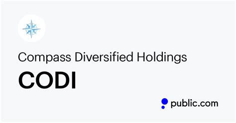 Buy Compass Diversified Holdings Stock – CODI Stock Quote Today ...