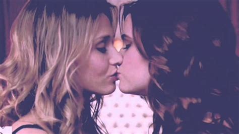 Amy & Karma kiss + threesome with Liam {Faking it 1x06} - YouTube