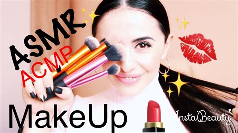 АСМР \ ASMR MakeUp МАКИЯЖ 💄 САМ СЕБЕ ВИЗАЖИСТ! - YouTube