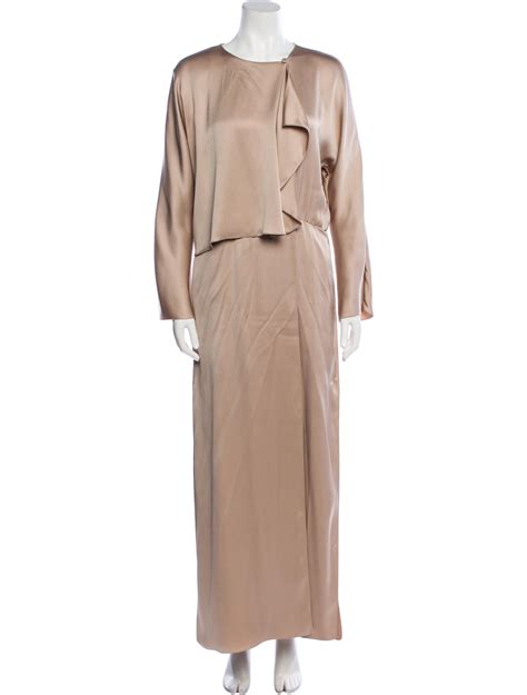 Giorgio Armani Draped Wrap Midi Dress — UFO No More