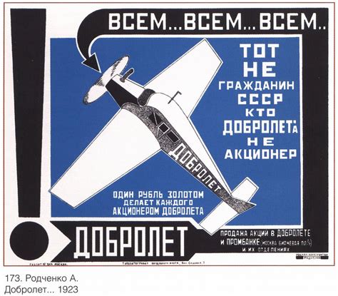 Добролёт. (Родченко А.) Постер — Плакаты СССР