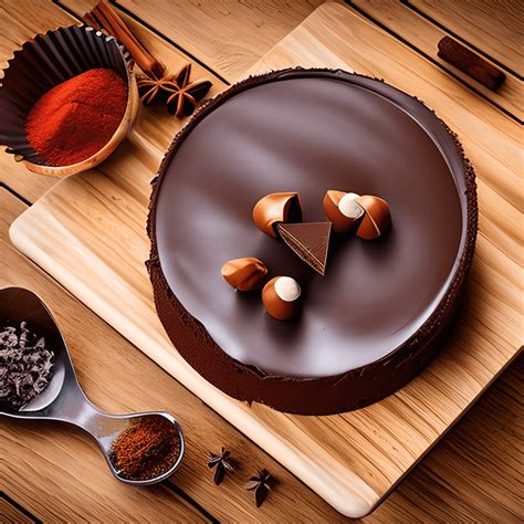 Gourmet Chocolate Dessert · Creative Fabrica