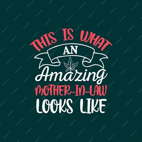 Premium Vector | This is what an amazing mother in law looks like