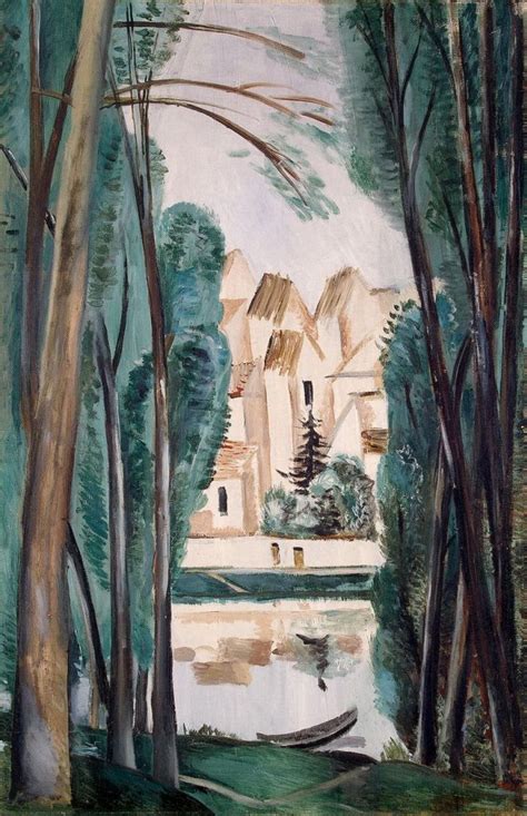 Андре Дерен (1880-1854). Пейзаж с лодкой у берега, 1914. | Andre derain ...