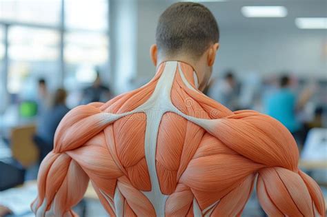 detailed anatomical depiction   human torso focusing