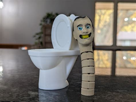 🚽 6 Interactive Skibidi Toilet 3D Prints - model package・ STL File for