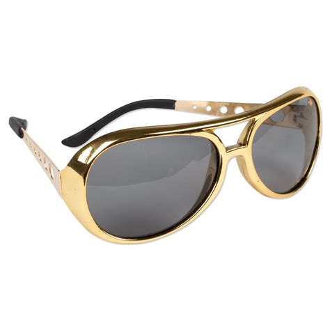 Elvis 1970s Gold Sunglasses