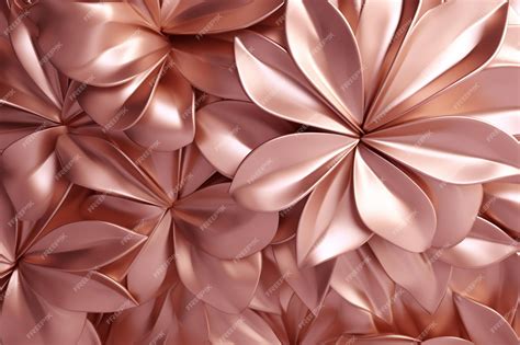 premium photo  rose gold metallic background