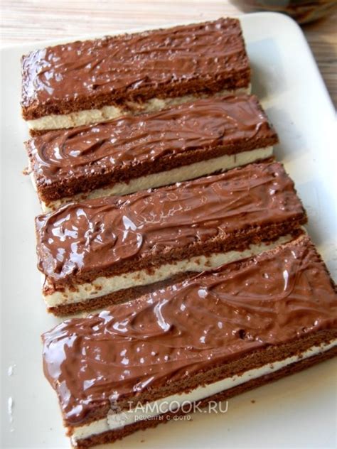 Пирожное а-ля «Киндер молочный ломтик» — рецепт с фото | Recipe | Food ...