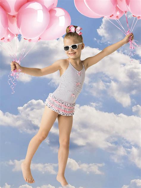 ARINA GS051505 Sugary Купальник для девочек слитный
