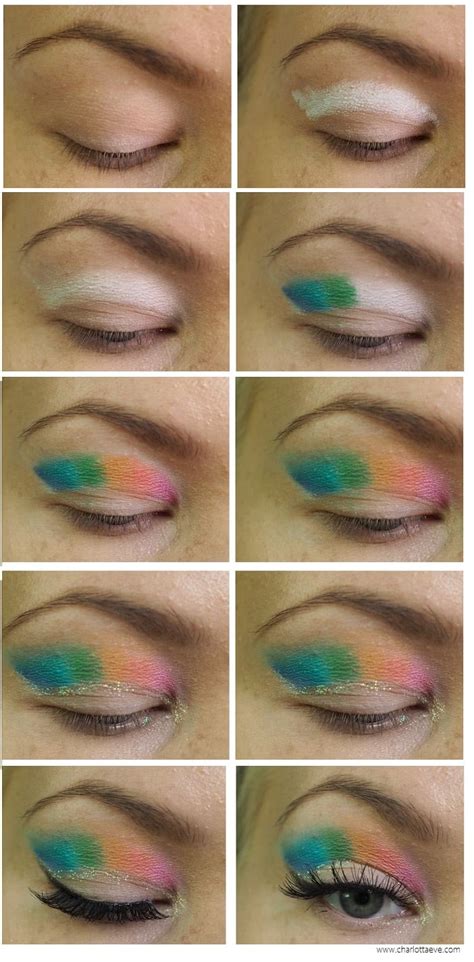 Rainbow Eye Makeup Tutorial | Saubhaya Makeup