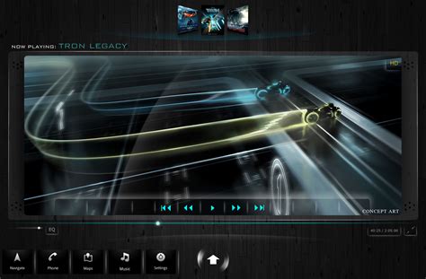 car infotainment ui design  zion xie  coroflotcom
