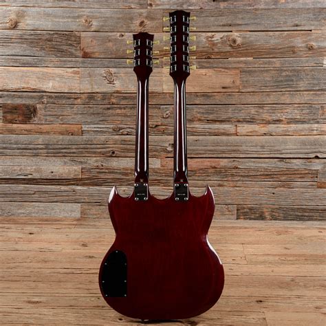 Ibanez SG Style 2402 Double Neck 6/12 Cherry 1970s – Chicago Music Exchange