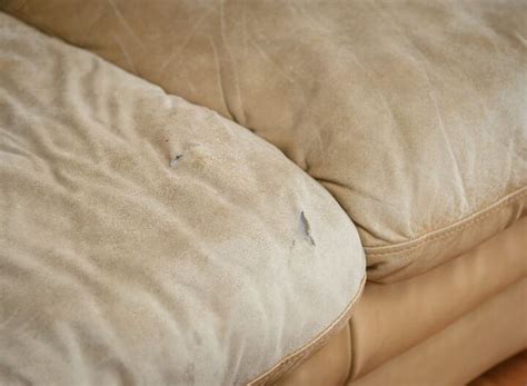 how to fix a hole in microfiber couch