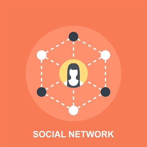 rede social vetor premium