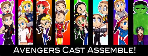 Avengers Cast Assemble by GothicDancer on DeviantArt