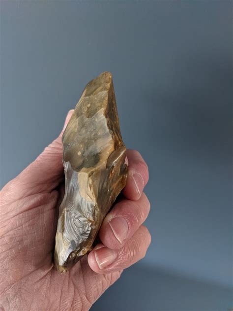 Antiques Atlas - Paleolithic Flint Hand Axe Swanscombe Kent as1094a063