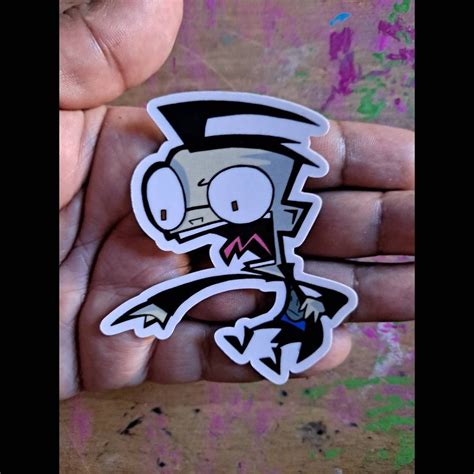 Invader Zim Sticker Bundle 3 Stickers | Etsy