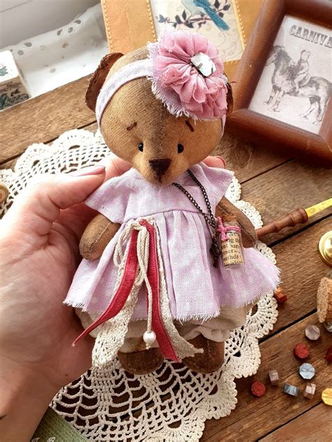 Мишка в стиле тедди кофейная игрушка | Игрушки, Работы
