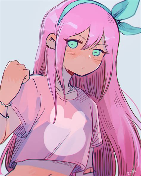 Safebooru - 1girl animal print aubrey (faraway) (omori) aubrey (omori