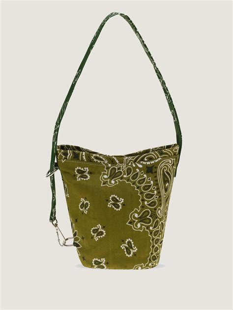 Mini Sac Seau - Bronze / Vert Week-End