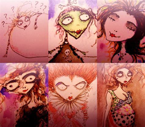 Tim's drawings of Helena - Helena Bonham Carter/Tim Burton Photo ...