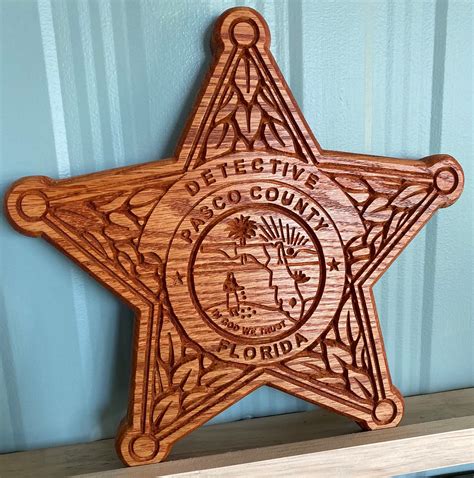 Pasco County Florida Sheriff Badge, Logo, Custom, Vector, Law