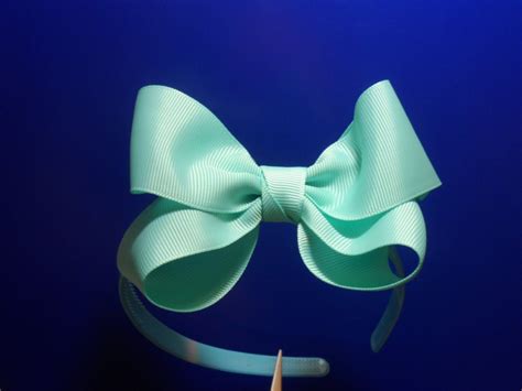 Нежный Бант "восьмерка" на ободке / DIY : Delicate Bow eight on the rim ...