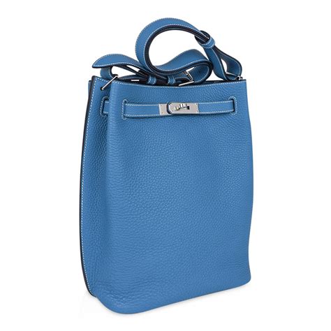 Hermes So Kelly 26 Bag Blue Jean Tote Shoulder bag at 1stDibs | kelly