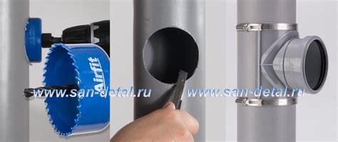 Врезка 90 мм в канализацию 100-110 мм 28119SA - Airfit - Внутренняя ...