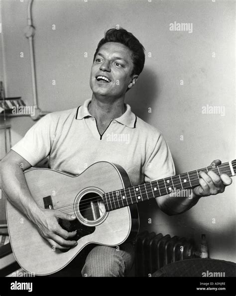 guy mitchell  singer stock photo alamy