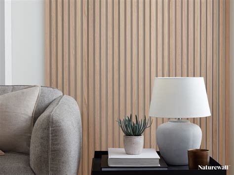 akustikplatten holz eiche natur lamellenwand akustikpaneele