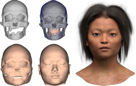 chinese scientists reconstruct face  early human  lived