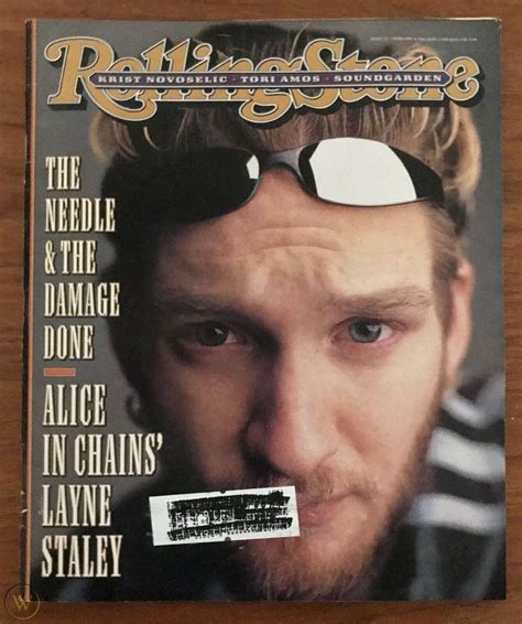Layne Staley Rolling Stone Magazine #727, Feb. 8, 1996. Excellent