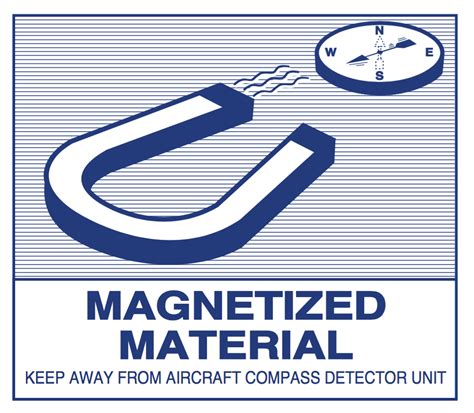 Magnetized Material Label IATA - Hibiscus Plc - Chemical Labels, Hazard ...