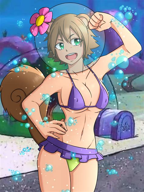 Spongebob Anime Sandy Cheeks FanArt. by Moonlight7EarlTea on DeviantArt