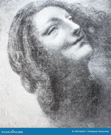 El Dibujo De Salai En El Libro Vintage Leonardo Da Vinci by Al