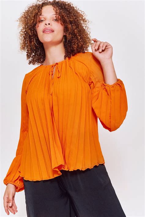 Pleated Blouse