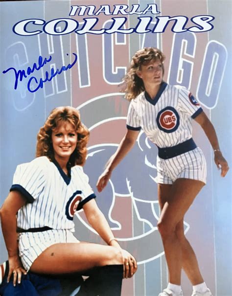Marla Collins Signed 8×10 - Chicagoland Sports Appearance Connection