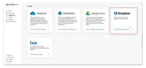 Save and Share Diagrams on Dropbox | SmartDraw Integrations