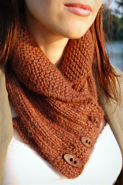 shawl collared cowl   knitting  sewing