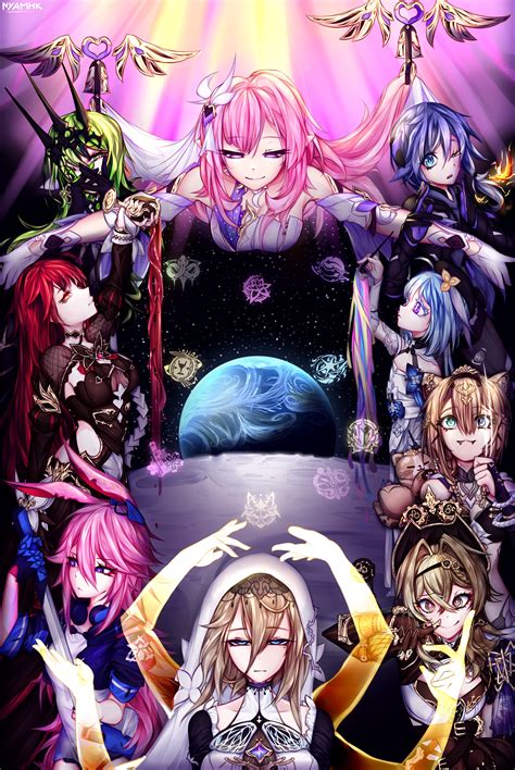 ArtStation - Flame-Chaser girls