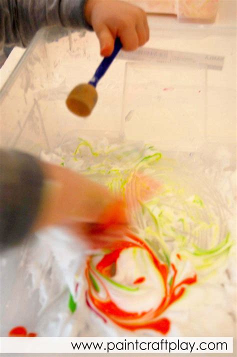 Easy Foam Painting Project - Paint Craft Play