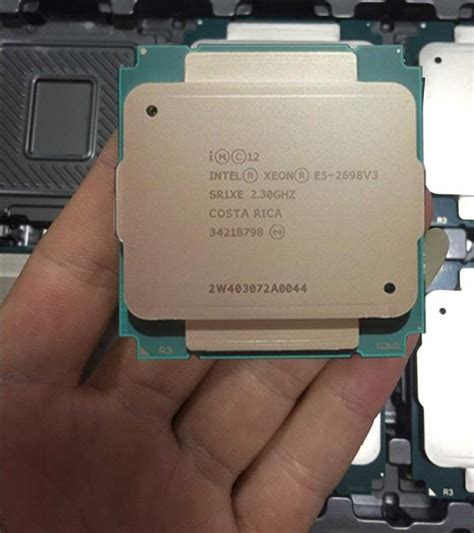 Pulled E5-2698 V3 Server cpu 2.3G 40M 16Core 32 thread LGA2011-3 ...
