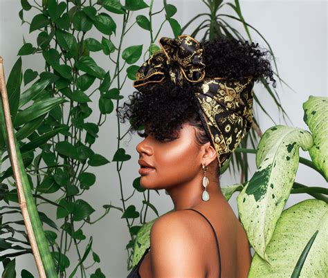 Sika Silk Lined Headwrap | Natural hair styles, Big natural hair