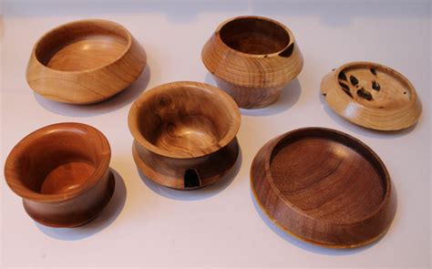 Collection of Small Unique Wooden Bowls - Etsy