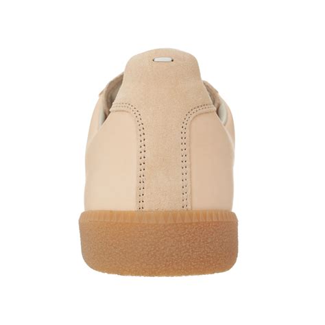 Мужские бежевые кожаные кеды replica Maison Margiela — купить за 77 000 ...