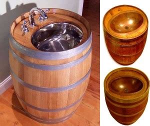The Original Whiskey Barrel Sink